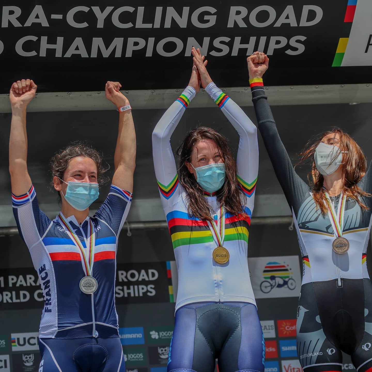Anna Beck wins World Cup gold in paracycling in Cascais, Portugal